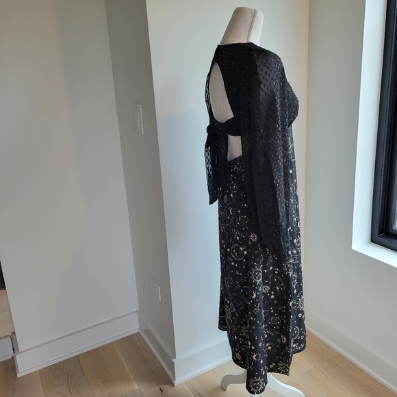 ASOS | Neon Rose Celestial Tea Dress - Picture 5 of 13